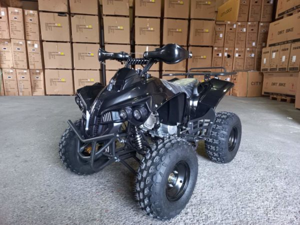 Gyerek quad KXD 008 125cc Fekete erősített modell