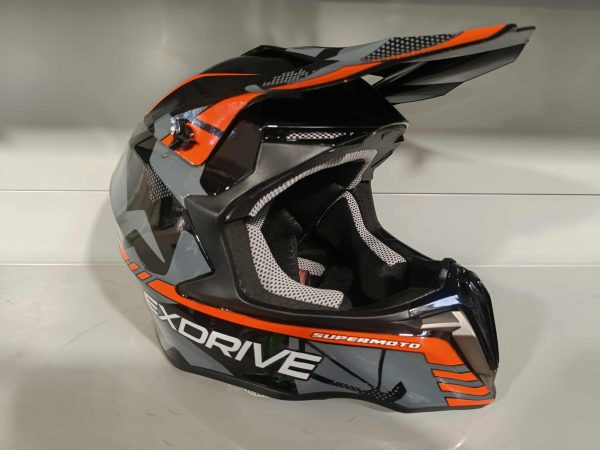 Felnőtt Cross bukósisak narancssárga