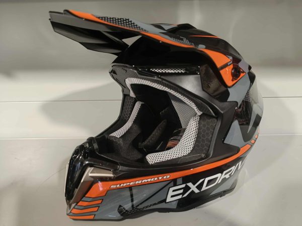 Felnőtt Cross bukósisak narancssárga