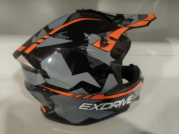 Felnőtt Cross bukósisak narancssárga