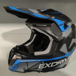 Felnőtt Cross bukósisak kék