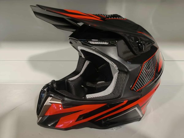 Felnőtt Cross bukósisak piros