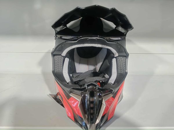 Felnőtt Cross bukósisak piros